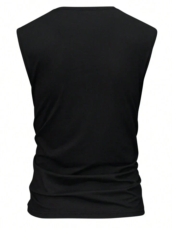 Men Letter Graphic Tank Top