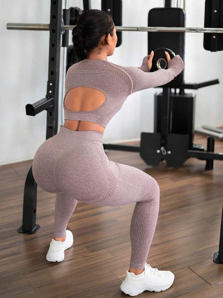 Raglan Sleeve Athletic Tracksuit Gym Clothes